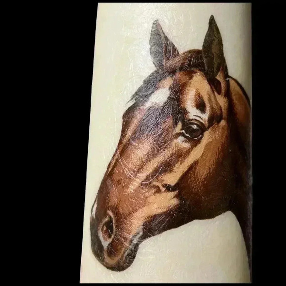 Vintage Horse Head Thermos Canister Gillian DuPont Estate Signed GG Gordon Grand - Picture 8 of 13